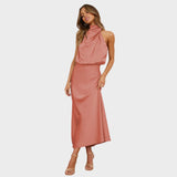 Chantal | Elegante Vestido de Satén