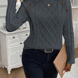 Clara | Jersey de Punto con Botones para Damas