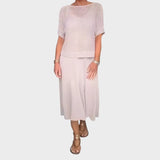 Liza | Vestido de Con Blusa de Punto