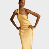 Muriel | Vestido Largo De Satén