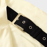 Flor | Vestido Sin Espalda Con Hebilla Ajustable