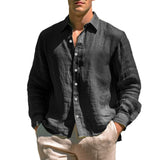 Camisa casual de lino