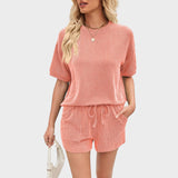 Esmeralda | Conjunto Acanelado De Dos Piezas