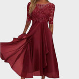 Gabhi | Vestido Midi Con Detalles De Encaje