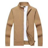 Chaqueta Acolchada con Cremallera para Hombre - Estilo y Comodidad Ideal para Primavera y Otoño
