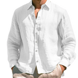 Camisa casual de lino