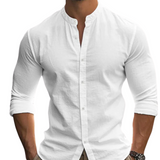 Camisa de lino transpirable