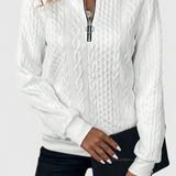 Zoey Jersey de Punto con Cremallera Suave