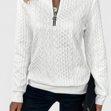 Zoey Jersey de Punto con Cremallera Suave