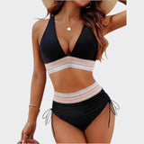 Celeste | Conjunto De Bikini Con Cintura Alta