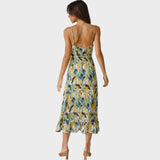 Milou | Vestido midi con tirantes