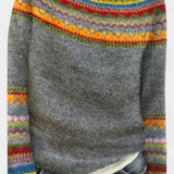 Jolessa Jersey de Punto con Estampado Nórdico