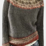 Jolessa Jersey de Punto con Estampado Nórdico