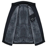 Chaqueta de Invierno Clásica con Forro de Polar Cálido – Elegante y Confortable