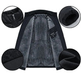 Chaqueta de Invierno Clásica con Forro de Polar Cálido – Elegante y Confortable