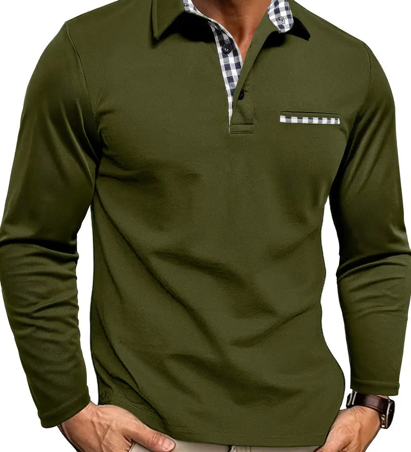 Poloshirt de manga larga