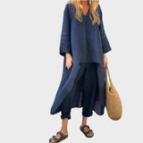 Solura | Conjunto De Dos Piezas De Algodón Con Line En V