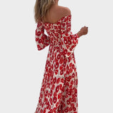 Veri | Vestido con Hombros al Aire y Cintura Elástica