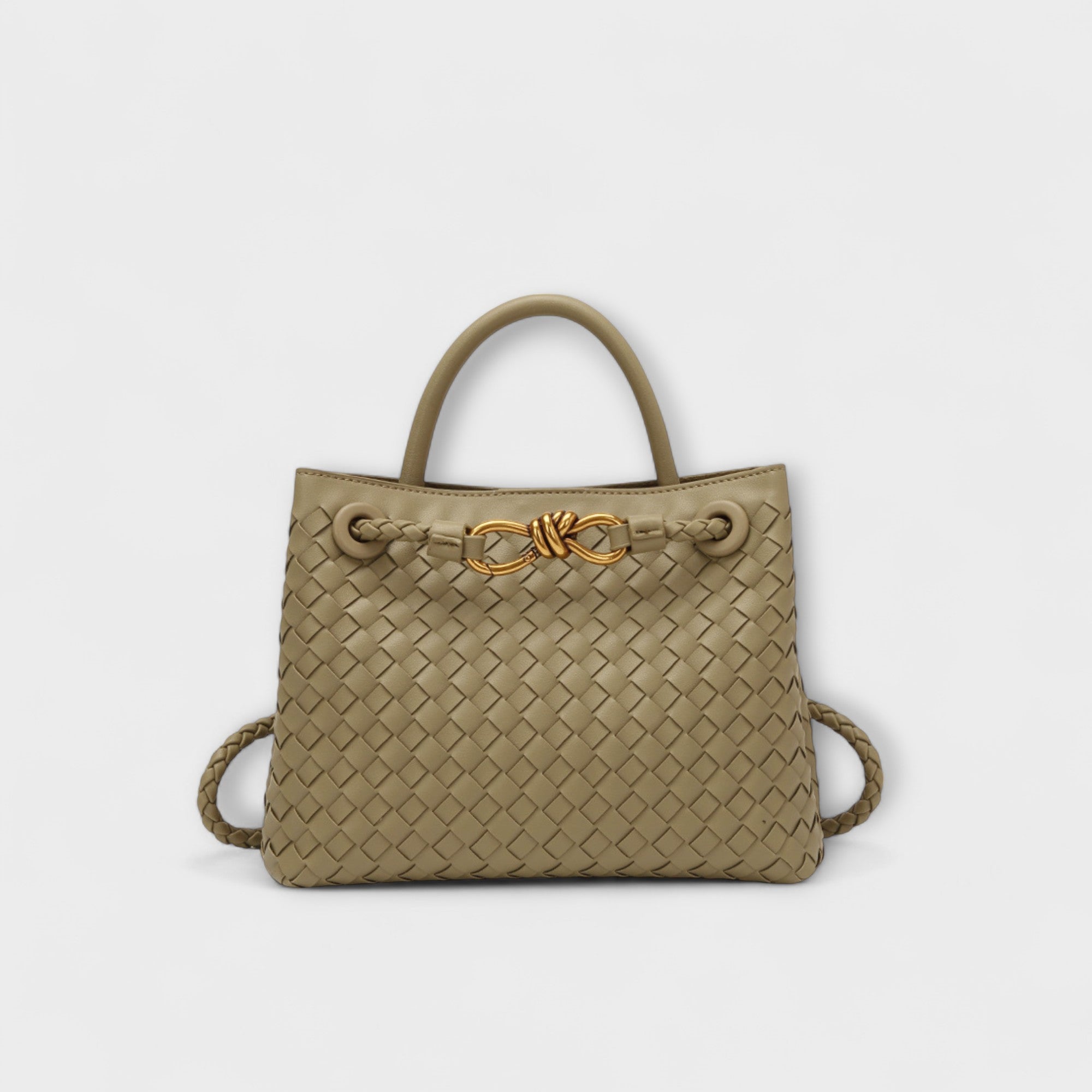 Nora – Pequeño bolso de mano trenzado para dama