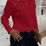 Clara | Jersey de Punto con Botones para Damas