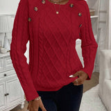 Clara | Jersey de Punto con Botones para Damas