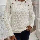 Clara | Jersey de Punto con Botones para Damas