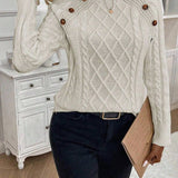 Clara | Jersey de Punto con Botones para Damas