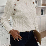 Clara | Jersey de Punto con Botones para Damas