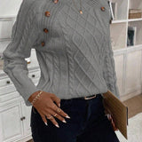 Clara | Jersey de Punto con Botones para Damas