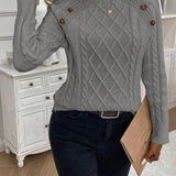 Clara | Jersey de Punto con Botones para Damas