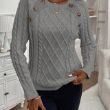 Clara | Jersey de Punto con Botones para Damas