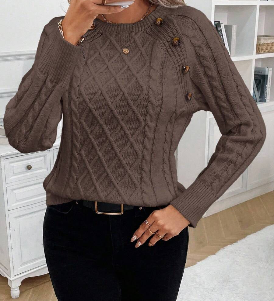 Clara | Jersey de Punto con Botones para Damas