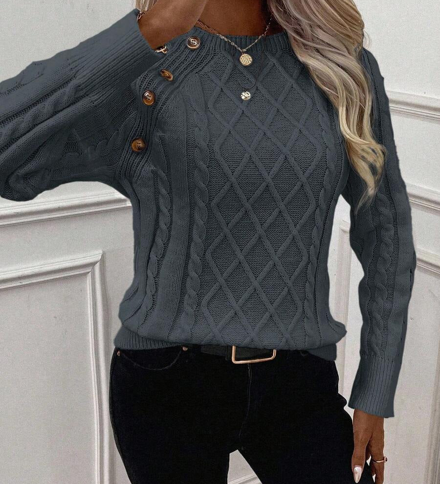 Clara | Jersey de Punto con Botones para Damas