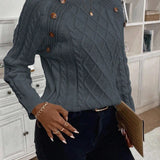 Clara | Jersey de Punto con Botones para Damas