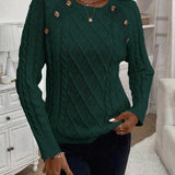 Clara | Jersey de Punto con Botones para Damas