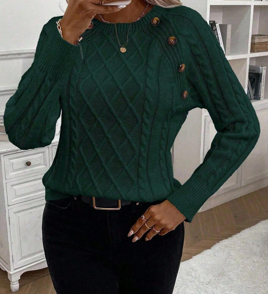 Clara | Jersey de Punto con Botones para Damas