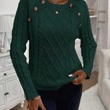 Clara | Jersey de Punto con Botones para Damas