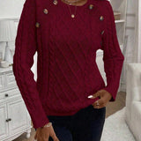 Clara | Jersey de Punto con Botones para Damas