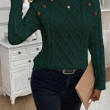 Clara | Jersey de Punto con Botones para Damas