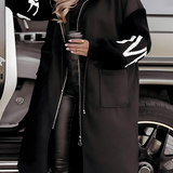 Elena | Chaqueta de mujer con mangas de punto y capucha