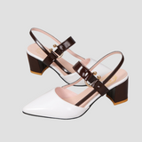 Nia | Sandalias Ortopédicas Con Tacón