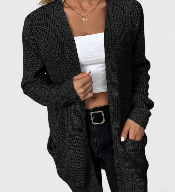 Anneliese Cárdigan de Mezcla de Cachemira Premium