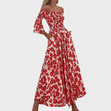 Veri | Vestido con Hombros al Aire y Cintura Elástica