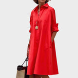 Télia | Vestido Camisero Arremolinado