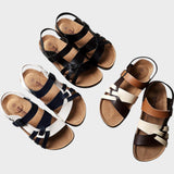 Cecília | Sandalias de piel ortopédicas ajustables