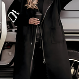 Elena | Chaqueta de mujer con mangas de punto y capucha