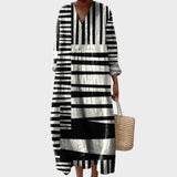 Ottilie | Vestido Geométrico Colorido