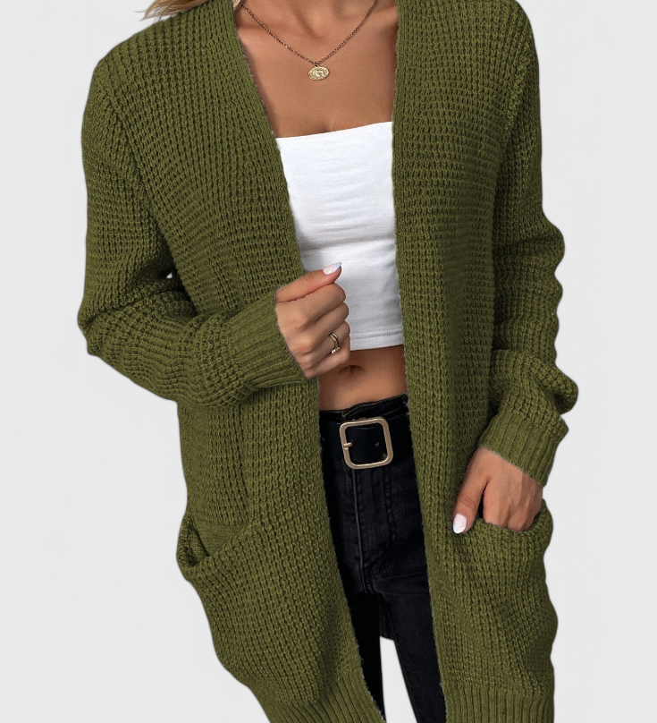 Anneliese Cárdigan de Mezcla de Cachemira Premium