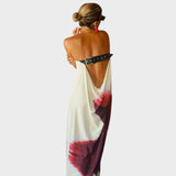 Flor | Vestido Sin Espalda Con Hebilla Ajustable