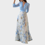 Helena | Maxivestido con deslumbrante estampado floral